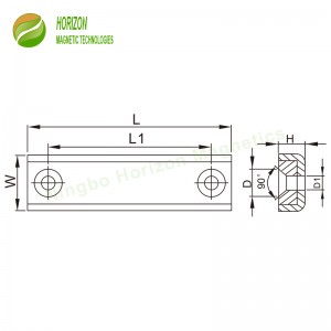 Neodym kanalmagnet 3